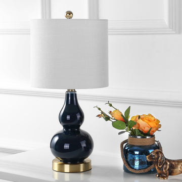 Anya 20.5" Mini Glass LED Table Lamp - JONATHAN Y